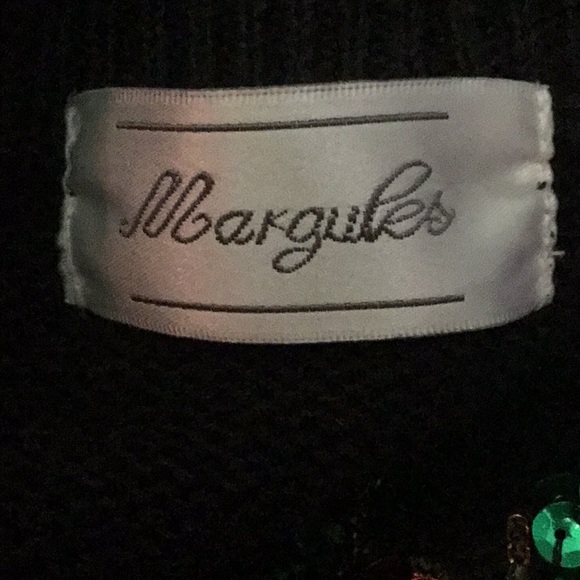 Vintage Margules Sequin Sweater Vintage  Holiday Bead Oversize See Measu… - Picture 13 of 14